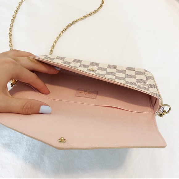 ‼️SOLD‼️ Louis Vuitton Felicie Pochette Damier - Picture 5 of 10
